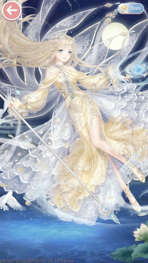 Goddess Anime Queen Dress