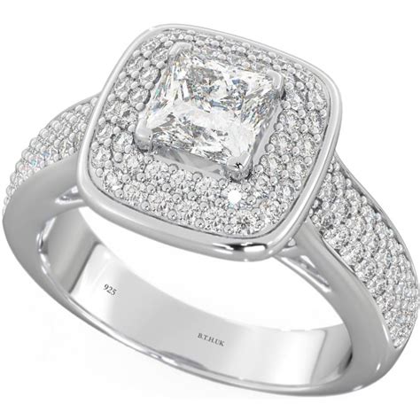Irresistible Kiss Halo Engagement Ring