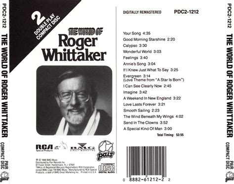Chia Sẻ âm Nhạc Roger Whittaker The World Of Roger Whittaker Nrg