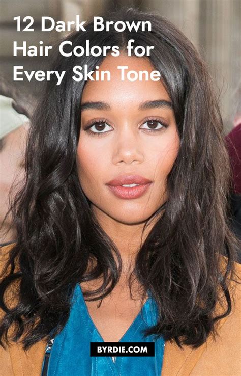 12 dark brown hair colors for every skin tone