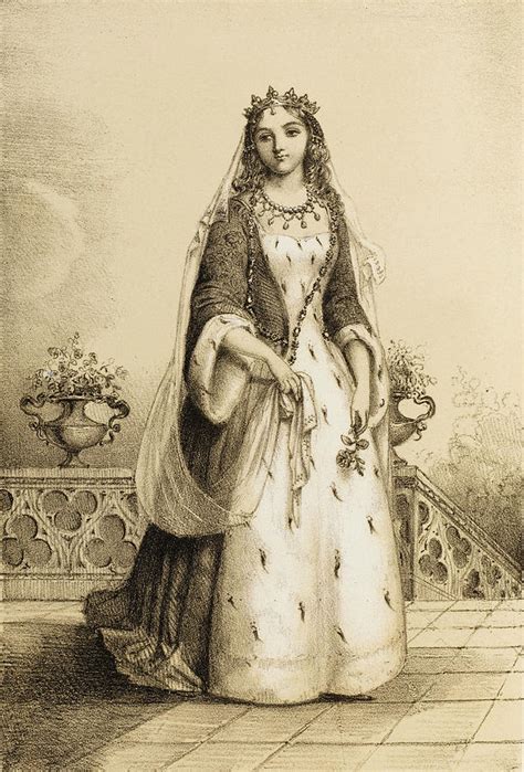 Margaret Of Anjou Daughter Of The Duke Drawing By Mary Evans Picture