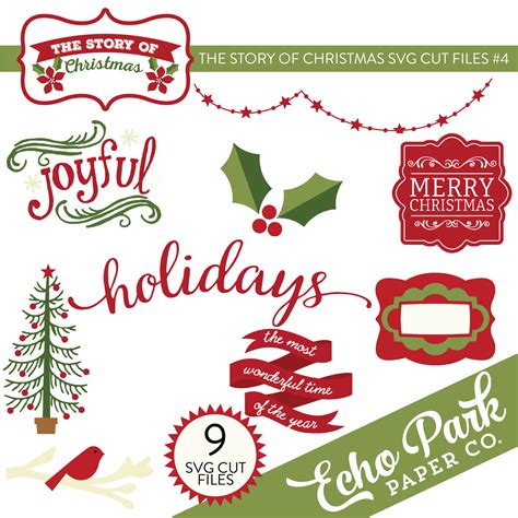 The Story of Christmas SVG Cut Files #4 - Snap Click Supply Co.