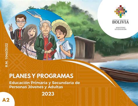 Planes Y Programas Educación Primaria Y Secundaria De Personas Jóvenes Y Adultas 2023