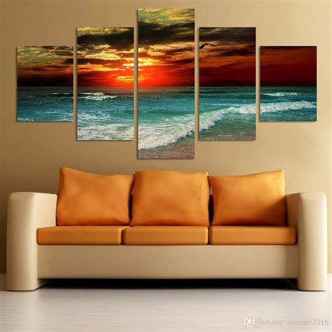Beach Sunset Painting At Paintingvalley Com Explore Collection Of