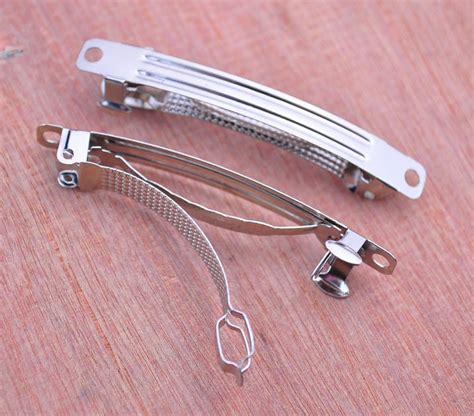 Wholesale Silver Hair Clips50pcs Silver Barrette French Style Etsy