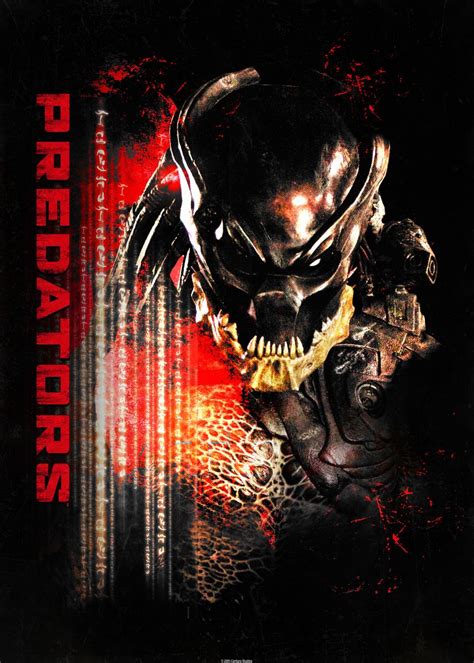 Predators Movie Poster Picture Metal Print Paint By Predator