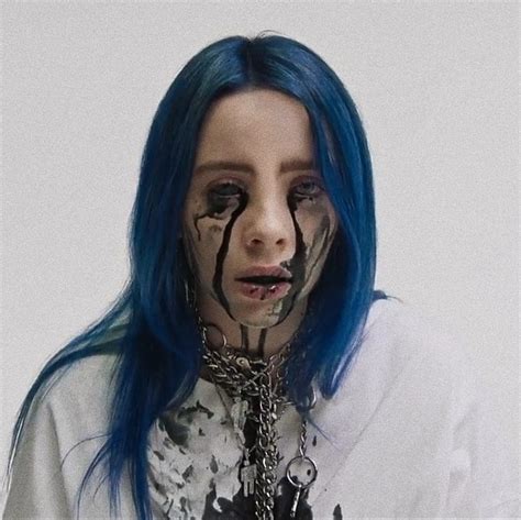 Billie Eilish Drawing When The Partys Over Black And White All Are Here