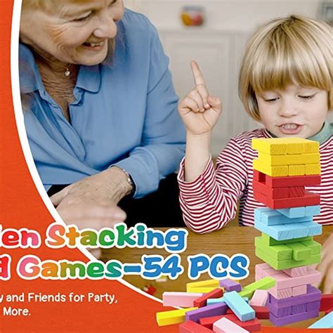 Timber Tower Wood Block Stacking Game Building Toppling And Tumbling