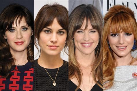 Best Celebrity Bangs 10 Fringe Focused Hairstyles To