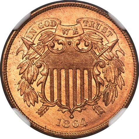 1864 Large Motto 2 Cent Piece Pricing Guide The Greysheet