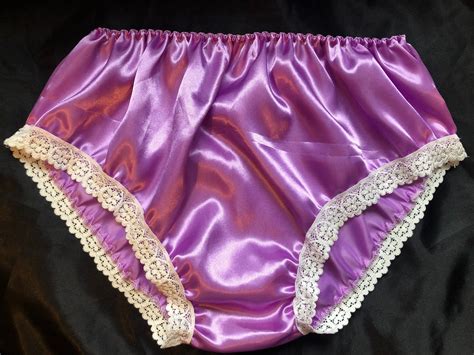 Beautiful Satin Panties With Laces Around Legs All Sizes Etsy Uk