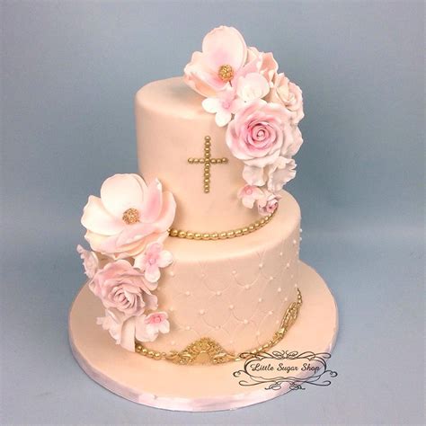 tortas de bautizo hermosas y sencillas para inspirar tu celebración