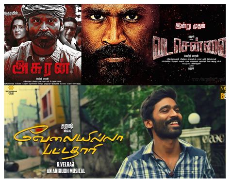Kaadhal Konden To Asuran A List Of Tamil Movies That Made Dhanush A