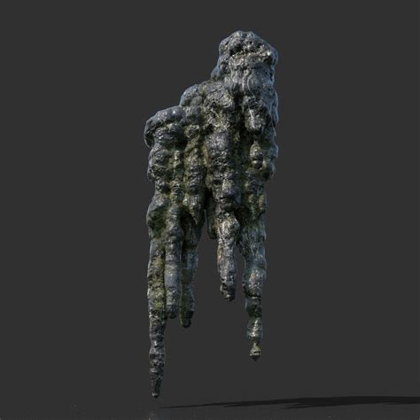 3d Model Low Poly Stalactite Cave Modular Pack B2 2020 Vr Ar Low