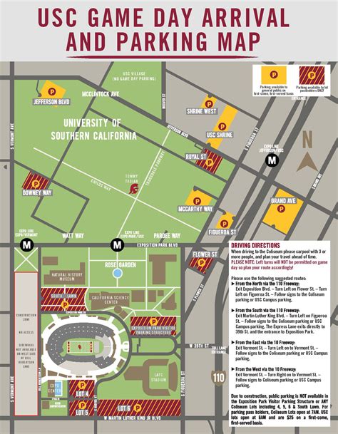 Usc Trojans On Twitter Game Day Parking Alert Available Campus
