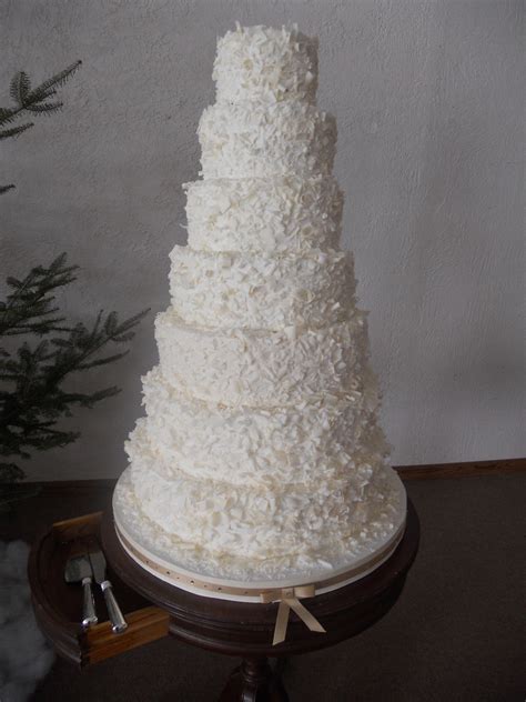 You can also use square or rectangular cake dummies (i glued two 2″ round dummies. 7 Tiered Wedding Cake - CakeCentral.com