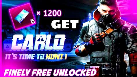 How To Unlock Carlo Character Free In Pubg Mobile Youtube