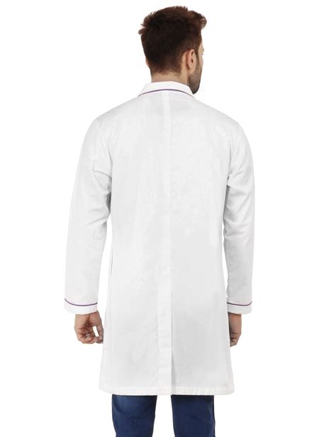 Choozee Unisex White Doctor Coat With Lining For Hospital Size