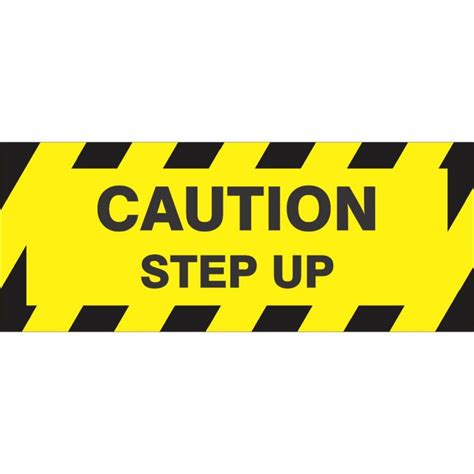 Caution Step Up Floor Marker Discount Safety Signs New Zealand