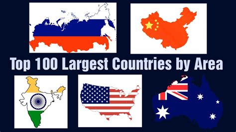 The World S Largest Countries By Area