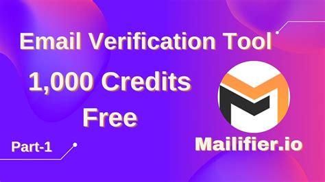Email Verification Tool How To Verify Email Free 1000 Credits