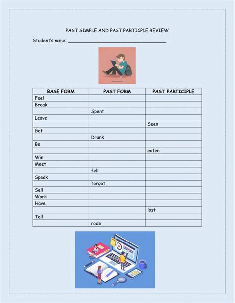 Drove is the past tense of drive. this is an irregular verb. Past simple and past participle review worksheet
