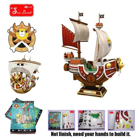 Corsairs Thousand Sunny Of Anime One Piece Scale 3d Paper Model