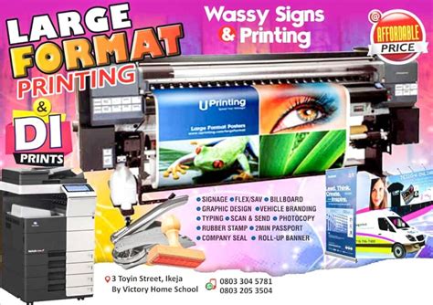 Large Format Printing Wassyprints