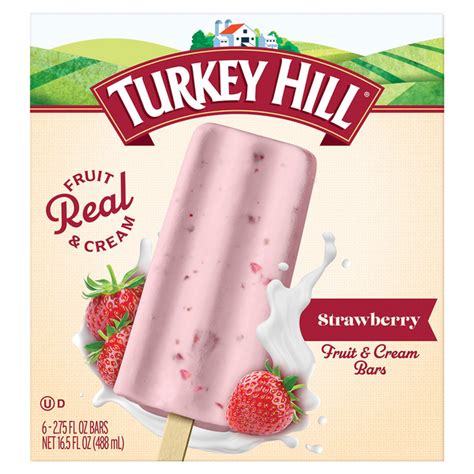 Save On Turkey Hill Fruit Cream Bars Strawberry 6 Ct Order Online