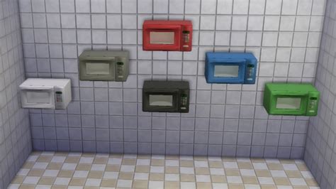 Functional Wall Microwave By Necrodog At Mod The Sims Sims 4 Updates