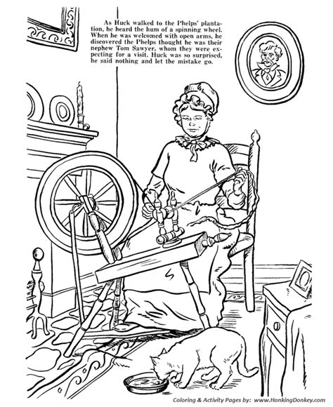 Print these activities and share your pioneer stories with your family. Huckleberry Finn coloring pages | Page 10 - Mark Twain ...