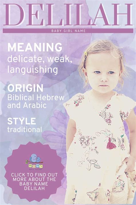 Delilah Name Meaning And Origin Middle Names For Delilah