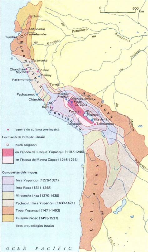 Mapa De Los Incas