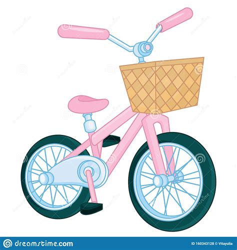 pink trike icon cartoon style 82578205