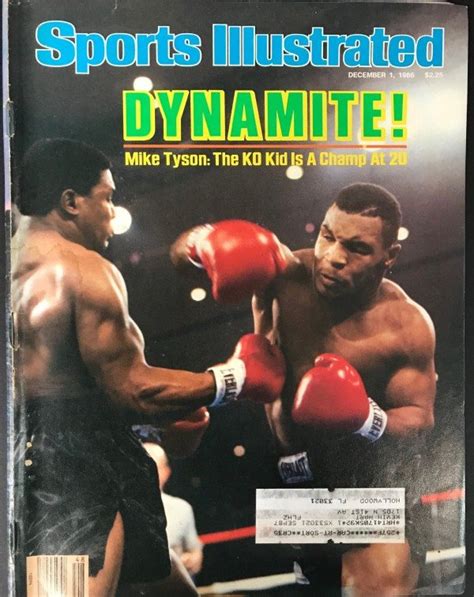 Mike Tyson Trevor Berbick Unsigned Sports Illustrated