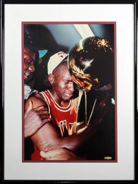 Lot Detail Michael Jordan Near Mint Signed And Framed 13 X 19 First