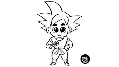 Espada El Fin Profundizar Dibujos De Goku Para Colorear Faciles Un Pan