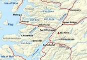 Fort William Scotland Map | Zip Code Map