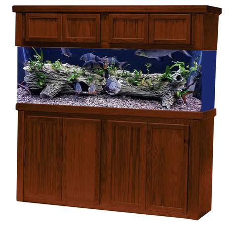Randj Enterprises 72lx18w Cherry Oak Xtreme Rectangular Aquarium Cabin