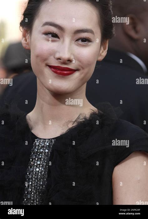 Actress Isabella Leong Poses On The Press Line At The Premiere Of The