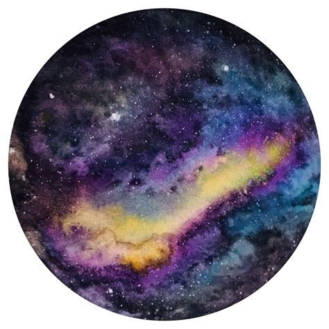 Watercolour Nebula ~ One Of My First Paintings Watercolor
