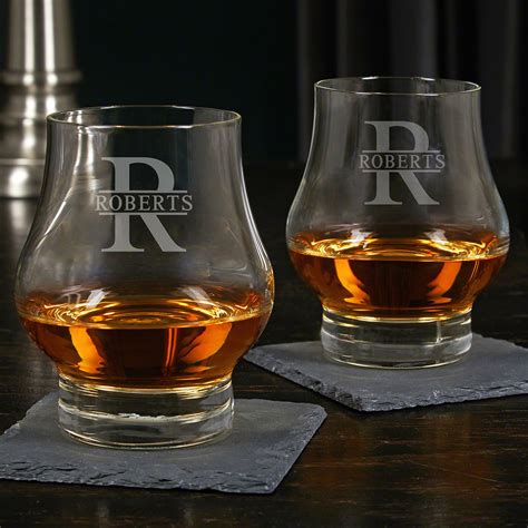 oakmont etched official kentucky bourbon whiskey taster glasses set of 2