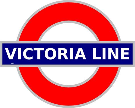 London Tube Victoria Line Roundie Metro Londres Londres Iconos