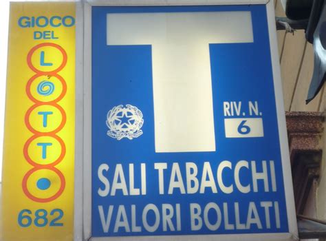 Tabacchi Shops And Tobacco In Italy