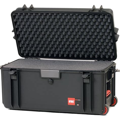 Hprc 4300wfb Wheeled Hard Case With Cubed Foam Hprc4300wcubblk