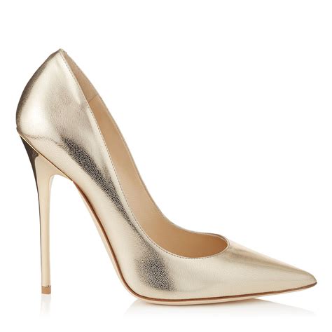Nude Etched Mirror Leather Pointy Toe Pumps Anouk Pre Fall