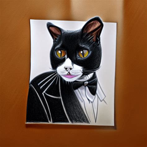 Tuxedo Cat Graphic · Creative Fabrica