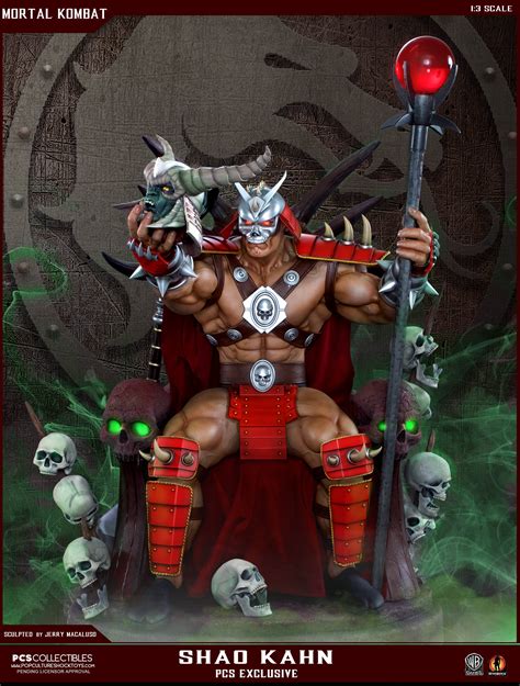 Pre Order Details For The Mortal Kombat Shao Kahn On Throne Statue