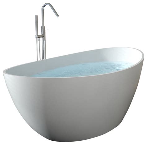 Each of our bathtubs comes packaged with the following standard accessories Badeloft - UPC Certified - Stone Resin, Freestanding ...