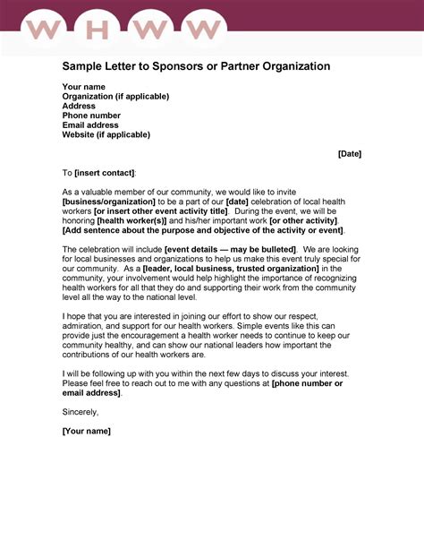40 Sponsorship Letter And Sponsorship Proposal Templates